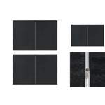 Pavillon von VIDAXL, in der Farbe Schwarz, aus Polyethylen, andere Perspektive, Vorschaubild
