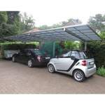 Carport von Ximax, in der Farbe Gold, aus Aluminium, andere Perspektive, Vorschaubild