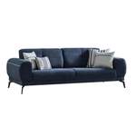 2/3-Sitzer Sofa von PASCAL MORABITO, in der Farbe Blau, aus Strukturstoff, andere Perspektive, Vorschaubild