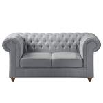 2/3-Sitzer Sofa von Maison Belfort, in der Farbe Silber, aus Webstoff, andere Perspektive, Vorschaubild