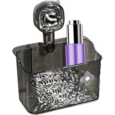 Preisvergleich für Duschablage Mit Saugnapf, Eckkorb Aus Wellpappe Aufbewahrungsregal Mit Saugnapf Für Dusche, Waschbecken, Küche, Wohnmobil,