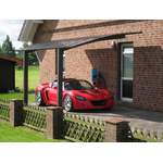 Carport von Ximax, in der Farbe Braun, aus Aluminium, andere Perspektive, Vorschaubild