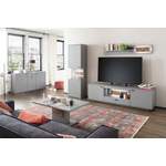 TV-Lowboard von MCA furniture, in der Farbe Grau, aus Holz, andere Perspektive, Vorschaubild