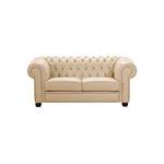 Chesterfieldsofa von Max Winzer, in der Farbe Beige, aus Leder, andere Perspektive, Vorschaubild