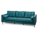 2/3-Sitzer Sofa von Moebel-Eins, in der Farbe Blau, aus Polyester, andere Perspektive, Vorschaubild