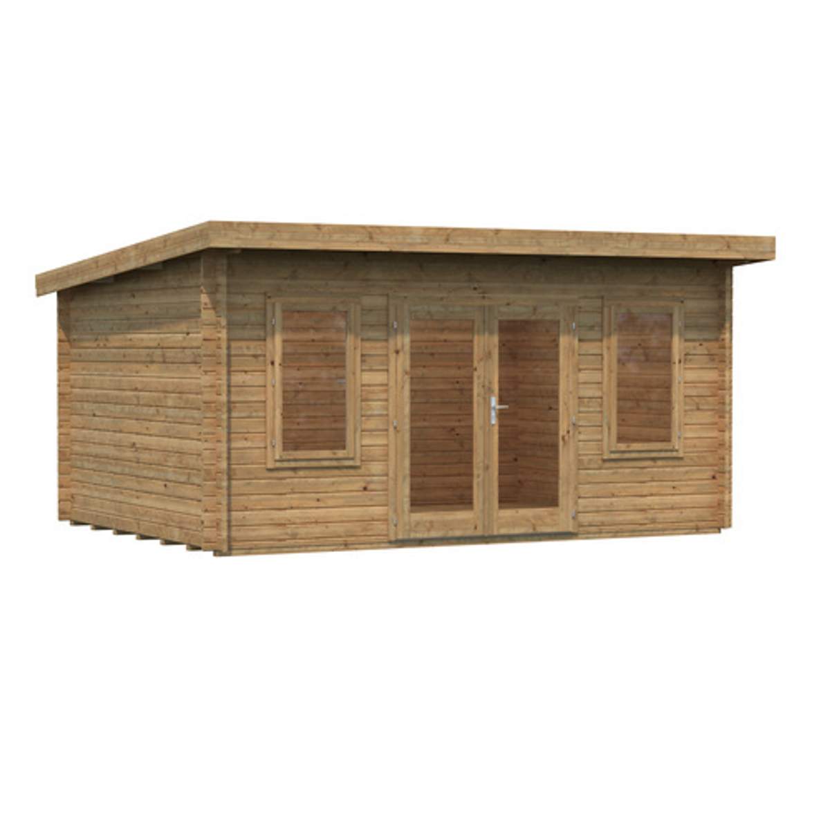 Preisvergleich für PALMAKO Blockbohlenhaus »Lisa«, Holz, BxHxT: 494 x ...