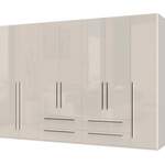 Drehtürenschrank von PLACES OF STYLE, in der Farbe Beige, aus Hochglänzend, andere Perspektive, Vorschaubild