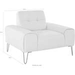 Loungesessel von exxpo - sofa fashion, in der Farbe Grau, aus Holzwerkstoff, Vorschaubild