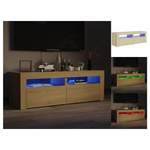 TV-Lowboard von VIDAXL, in der Farbe Braun, aus Holzwerkstoff, andere Perspektive, Vorschaubild