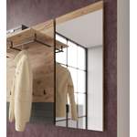 Garderobenspiegel von LIVING CHARM, in der Farbe Braun, aus Eichenholz, andere Perspektive, Vorschaubild