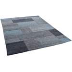 Teppich von THEKO die markenteppiche, in der Farbe Blau, aus Schurwolle, andere Perspektive, Vorschaubild