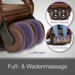 Massagesessel von aktiv shop GmbH, in der Farbe Braun, aus Kunstleder, andere Perspektive, Vorschaubild