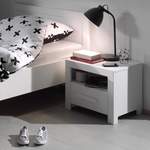 Nachttisch von Vipack, in der Farbe Weiss, aus Holzwerkstoff, andere Perspektive, Vorschaubild