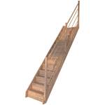 Treppe von Starwood, aus Holz, andere Perspektive, Vorschaubild