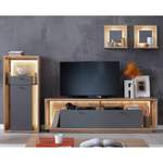 TV-Lowboard von loftscape, in der Farbe Braun, aus Holzwerkstoff, andere Perspektive, Vorschaubild