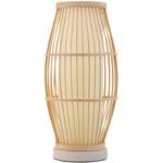 Beistelltischlampe von Pauleen, in der Farbe Beige, aus Bambus, andere Perspektive, Vorschaubild