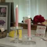 Leuchtmittel von DELUXE Homeart, in der Farbe Rosa, aus Wachs, Vorschaubild