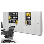 Büromöbel-Set von LOMADOX, in der Farbe Grau, aus Qualitätsspanplatte, andere Perspektive, Vorschaubild