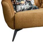 2/3-Sitzer Sofa von Brandolf, in der Farbe Orange, aus Microvelour, andere Perspektive, Vorschaubild