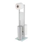 Toilettenpapierhalter von WENKO, in der Farbe Silber, aus Metall, andere Perspektive, Vorschaubild