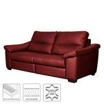 2/3-Sitzer Sofa von Modoform, in der Farbe Rot, aus Echtleder, andere Perspektive, Vorschaubild