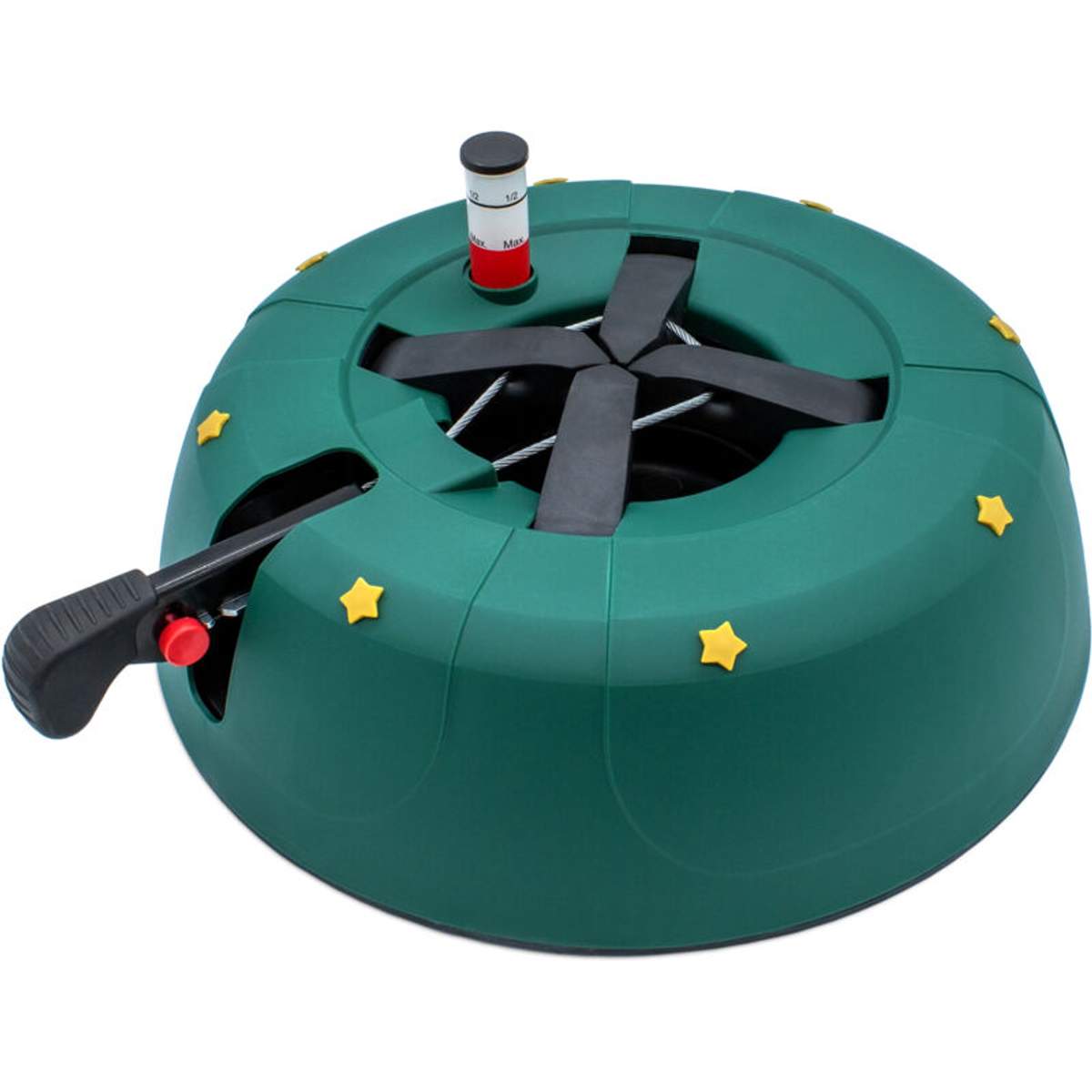Weihnachtsbaumständer Mit Wassertank – Für Bäume Bis 185 Cm, Stamm Ø 4–12 Cm, Schneller Aufbau Ohne Werkzeug, Stabil & Wiederverwendbar