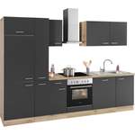 Küchenzeile von OPTIFIT, in der Farbe Grau, aus Holzwerkstoff, andere Perspektive, Vorschaubild