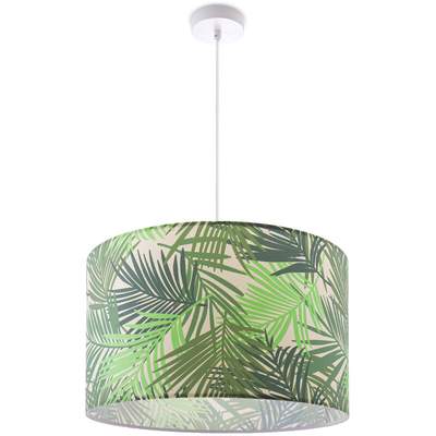 Preisvergleich für Paco Home Deckenlampe Lampenschirm Stoff Pendelleuchte  E27 Hängeleuchte Schlafzimmer Rund Pendelleuchte - Weiß, Design 11, BxHxT  45.5x11x45.5 cm, aus Aluminium, GTIN: 4061981178702 | Ladendirekt