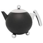 Teekocher von bredemeijer, in der Farbe Schwarz, aus Edelstahl, andere Perspektive, Vorschaubild