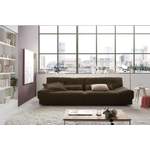 2/3-Sitzer Sofa von KAWOLA, in der Farbe Braun, aus Kunststoff, andere Perspektive, Vorschaubild
