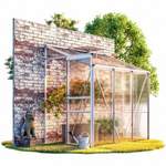Gartenhaus von Gardebruk®, in der Farbe Weiss, aus Stahl, Vorschaubild