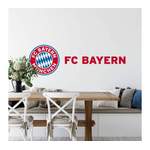 Wandtattoo von FC Bayern München, in der Farbe Rot, andere Perspektive, Vorschaubild