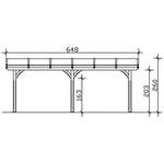 Pavillon von SKANHOLZ, in der Farbe Braun, aus Polycarbonat, andere Perspektive, Vorschaubild