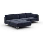 Ecksofa von machalke®, in der Farbe Blau, aus Chenille, andere Perspektive, Vorschaubild