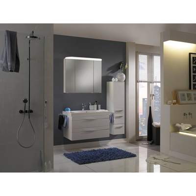 Preisvergleich für Badezimmerset Balto II (3-teilig), BxHxT 137x50.8x51 cm,  in der Farbe Weiß | Ladendirekt