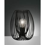 Beistelltischlampe von Fabas Luce, in der Farbe Schwarz, aus Metall, andere Perspektive, Vorschaubild