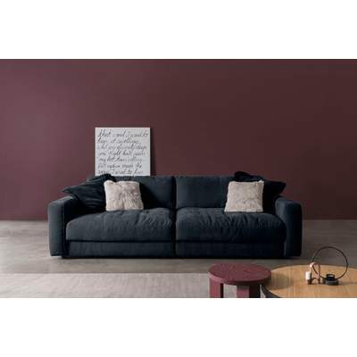 Preisvergleich für Jockenhöfer Gruppe Big-Sofa, mit indirekter LED-Ambiente- Beleuchtung, schwebende Optik, BxT 245x137 cm, in der Farbe Grün, aus  Kunststoff, GTIN: 4067474569385 | Ladendirekt