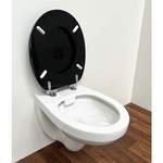 WC-Sitz von ADOB, in der Farbe Schwarz, aus Leder, andere Perspektive, Vorschaubild