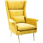 Loungesessel von Kare-Design, in der Farbe Gelb, aus Textil, Vorschaubild
