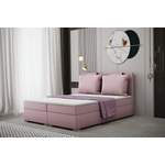 Boxspringbett von Friderik-EU, in der Farbe Rosa, aus Samtstoff, andere Perspektive, Vorschaubild