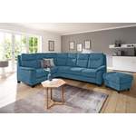 Ecksofa von home affaire, in der Farbe Blau, aus Strukturstoff, andere Perspektive, Vorschaubild