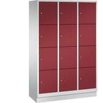 Garderobenschrank von C+P, in der Farbe Rot, andere Perspektive, Vorschaubild