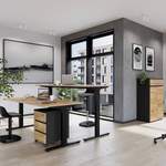 Büromöbel-Set von Germania, in der Farbe Schwarz, aus Holzwerkstoff, andere Perspektive, Vorschaubild