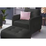 Loungesessel von exxpo - sofa fashion, in der Farbe Schwarz, aus Holzwerkstoff, andere Perspektive, Vorschaubild