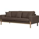 2/3-Sitzer Sofa von OTTO products, in der Farbe Braun, aus Teilmassiv, andere Perspektive, Vorschaubild