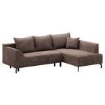 2/3-Sitzer Sofa von MID.YOU, in der Farbe Braun, aus Textil, andere Perspektive, Vorschaubild