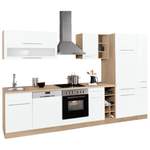 Küchenzeile von HELD MÖBEL, in der Farbe Weiss, aus Holzwerkstoff, andere Perspektive, Vorschaubild