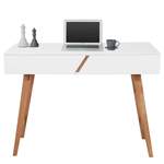 Schreibtisch von Norrwood, in der Farbe Weiss, aus Holzwerkstoff, andere Perspektive, Vorschaubild