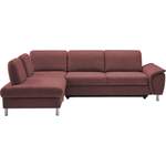 Ecksofa von CALIZZA INTERIORS, in der Farbe Rot, aus Microfaser, andere Perspektive, Vorschaubild