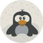 Kinderteppich Pinguin der Marke Happy Rugs